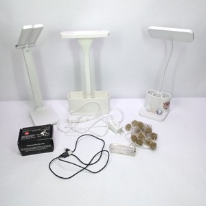 Lot of LED Desk Lamps, String Lights & Desk Organizer Accessories