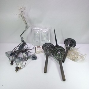 Lot of Solar Path Lights, String Lights & Outdoor Lighting Accessories