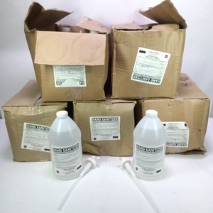 Lot of Hand Sanitizer Refill Bottles with Dispensing Pumps