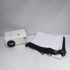 Mini Projector with Portable Projection Screen
