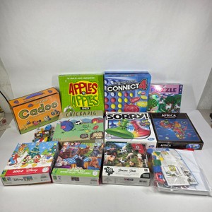 Lot of Board Games, Puzzles & Childrens Games