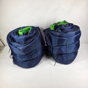 Lot of 2 Blue Sleeping Bags