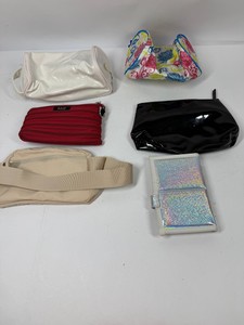 Lot of Assorted Handbags, Clutches & Travel Pouches