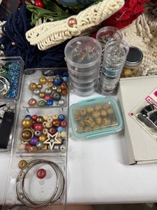 Lot of Macram Cord, Wooden Beads & Craft Supplies