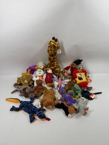 Lot of TY Beanie Babies Plush Stuffed Animals