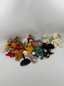 Lot of TY Beanie Babies Plush Stuffed Animals