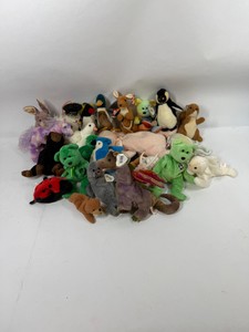 Lot of TY Beanie Babies Plush Stuffed Animals