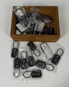 Lot of Master Lock Combination Padlocks with Keys