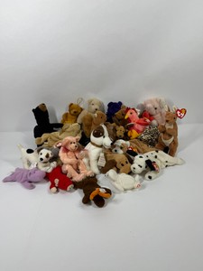 Lot of TY Beanie Babies Plush Stuffed Animals