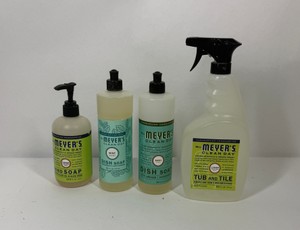 Lot of Mrs. Meyers Clean Day Hand Soap, Dish Soap & Tub and Tile Cleaner