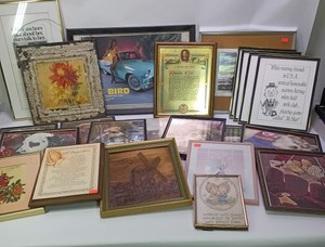 Lot of Framed Wall Art, Prints & Decorative Plaques