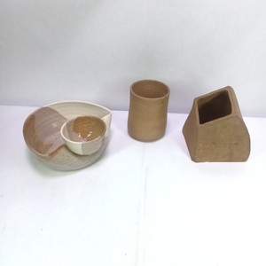 Lot of Handmade Pottery Bowls, Vase & Decorative Vessels