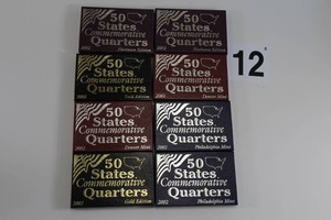 Lot of 8 50 States Commemorative Quarter Sets
