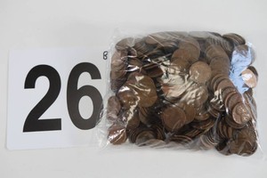 5$ Dollar Face Value Wheat Pennies