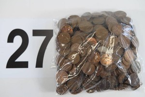 5$ Dollar Face Value Wheat Pennies