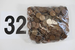 5$ Dollar Face Value Wheat Pennies