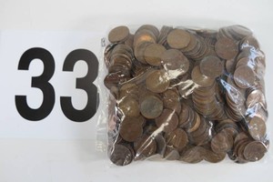 5$ Dollar Face Value Wheat Pennies