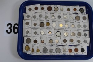 Vintage Foreign 2x2 Coin Lot
