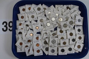 Vintage Foreign 2x2 Coin Lot