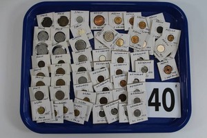 Vintage Foreign 2x2 Coin Lot