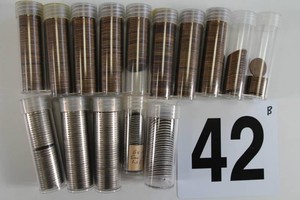 Wheat Penny Tube Lot  Canadian