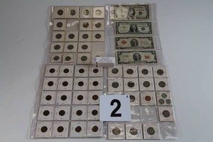 Lot of U.S Currency and Coins