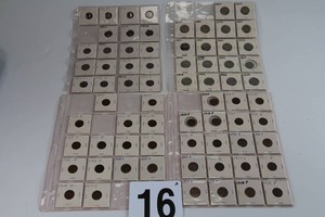 Lot of Miscellaneous Protected Coins Wheat Pennies and V Nickels