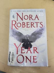 Year One (Chronicles of The One, Book 1) Nora Roberts Hardcover St. Martins 2017 Good (Ex-Library)
