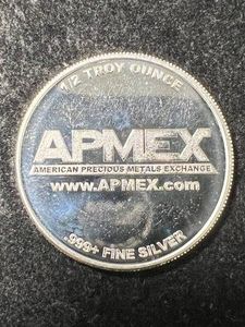 HALF TROY OZ .999 FINE SILVER APMEX ROUND