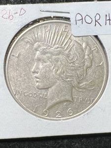 1926-D US PEACE SILVER DOLLAR
