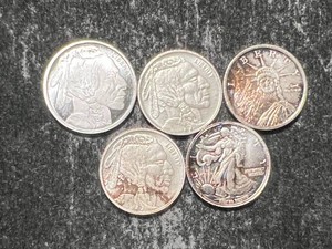 HALF TROY OZ .999 FINE SILVER FRACTIONAL PIECES