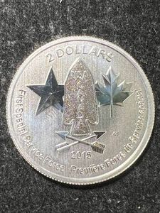 2015 CANADIAN SPECIAL SERVICE FORCE HALF TROY OZ .9999 FINE SILVER