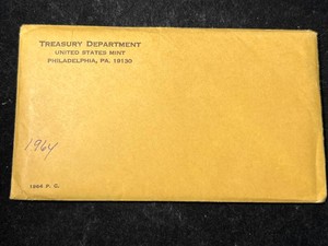 1964 US PROOF SET IN ORIGINAL ENVELOPE