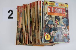 Lot of Vintage Military and Super Hero Comics