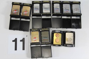 Lot of Better Collectible Zippo Lighters