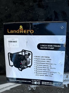 Water Pump Landhero 2026 Unused LDH-TWP80