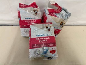 3x Disposable Diapers For Female Dogs