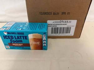 6 Boxes Iced Latte with Foam Hazelnut