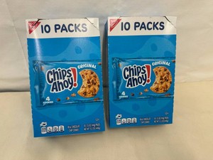 2x 10pk Chips Ahoy
