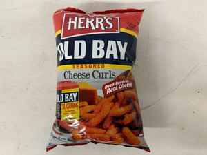 5x 7.5oz Herrs Old Bay Cheese Curls