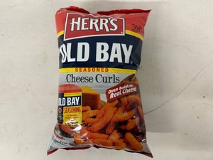5x 7.5oz Herrs Old Bay Cheese Curls
