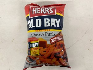 5x 7.5oz Herrs Old Bay Cheese Curls