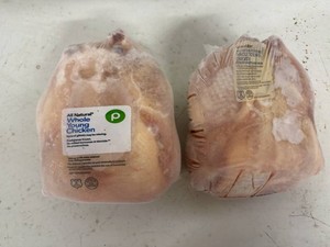G. 2x All Natural Whole Young Chickens