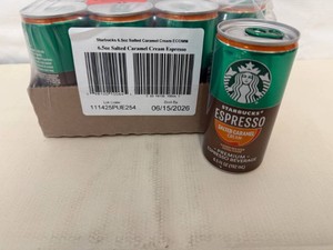 12x Starbucks Esspresso-Salted Carmel Cream
