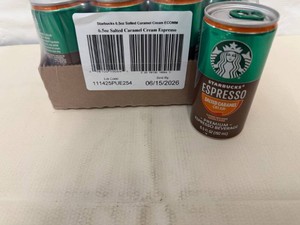 12x Starbucks Esspresso-Salted Carmel Cream