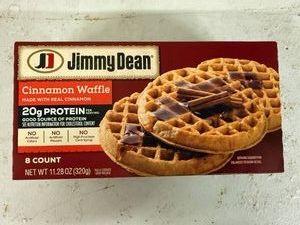 3x Jimmy Dean Protein Waffles-Cinnamon