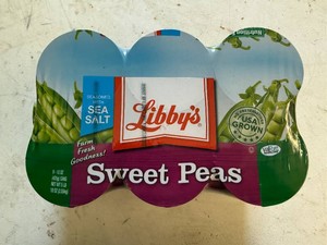 2x 6pk Libbys Sweet Peas