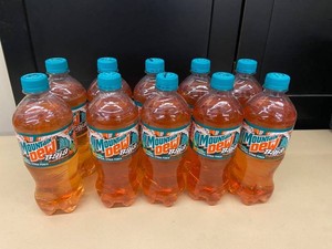Mountain Dew Baja Cabo Citrus Tropical Citrus Punch (Lot of 10)