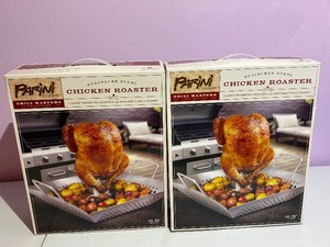 Parini Chicken RoasterVegetable Grill Pan New in Box