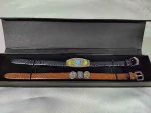 Prerogatives Southwester Jewelry Leather Bracelets wSterling Accents